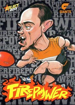 2013 Select AFL Champions - Firepower Caricatures #FC28 Tom Scully Front